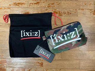 Ixi:z drawstring pouch & zipper pouch