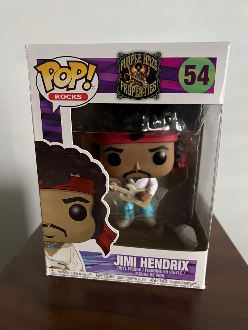 Jimi Hendrix Funko Pop! Rocks, Hobbies & Toys, Memorabilia & Collectibles, Fan Merchandise on
