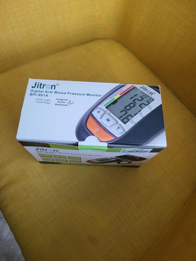 Jitron Digital Arm Blood Pressure Monitor (BPI901A), Health