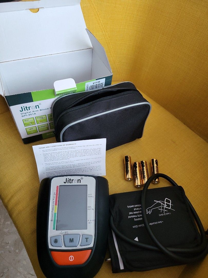 Jitron Digital Arm Blood Pressure Monitor (BPI901A), Health