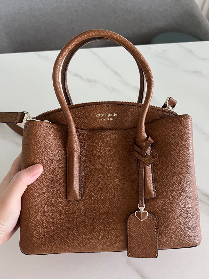 Kate Spade leather bag Margaux Medium Satchel Gingerbread