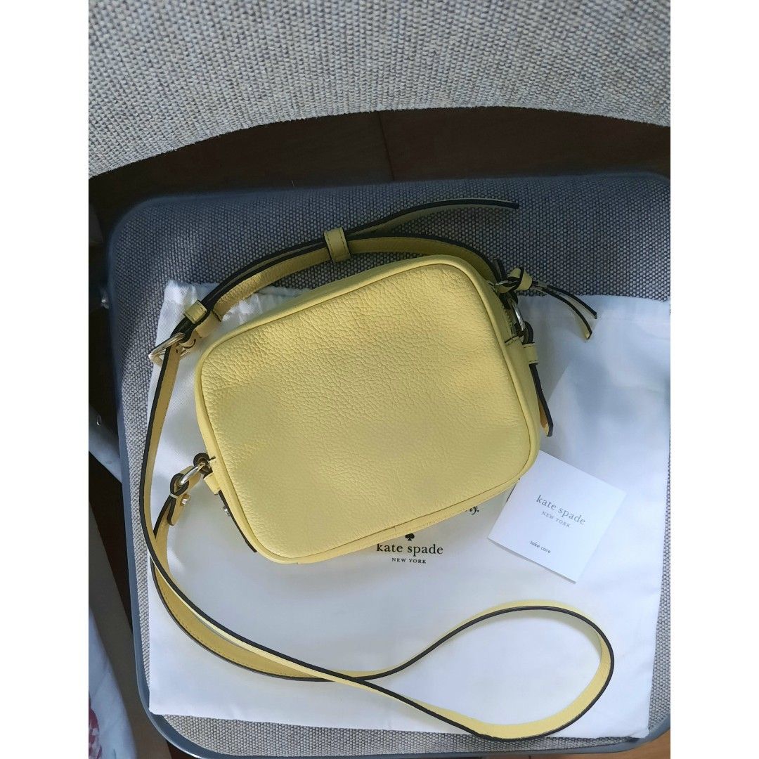 Yellow kate spade crossbody sales