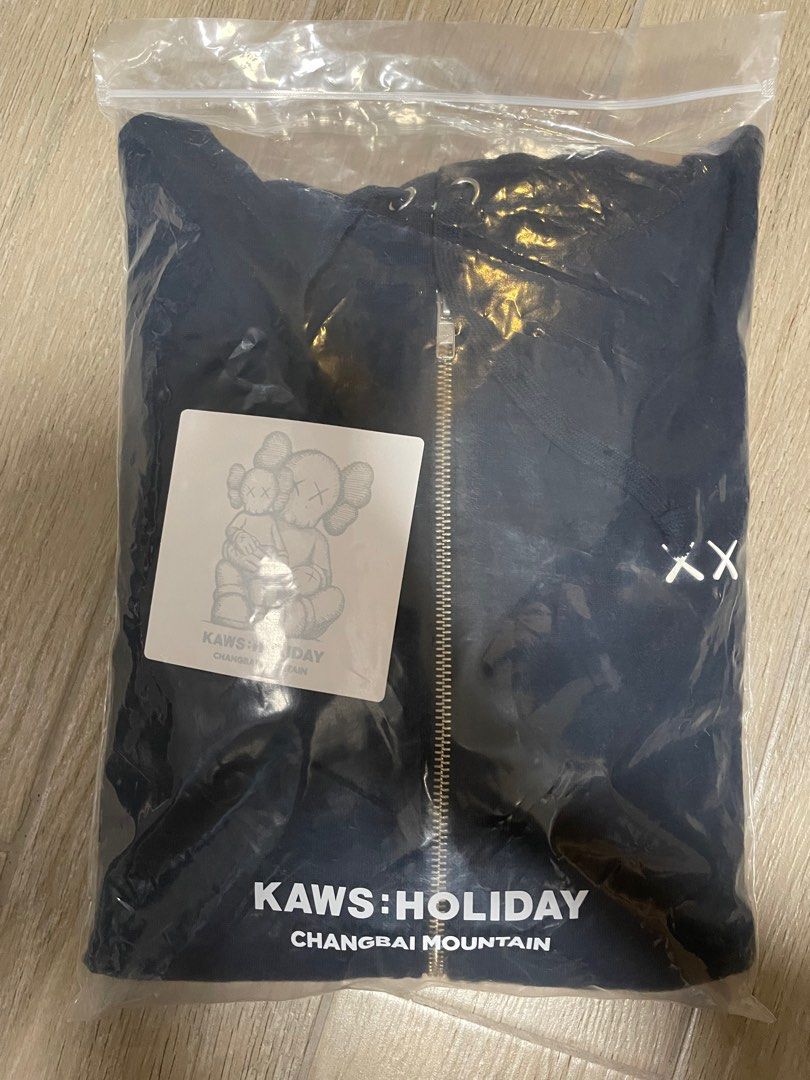 KAWS:HOLIDAY CHANGBAI MOUNTAIN Zip Up Jacket (Navy), 男裝, 上身及