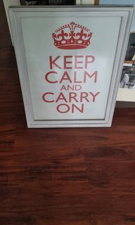 Keep Calm and Carry On Framed Poster