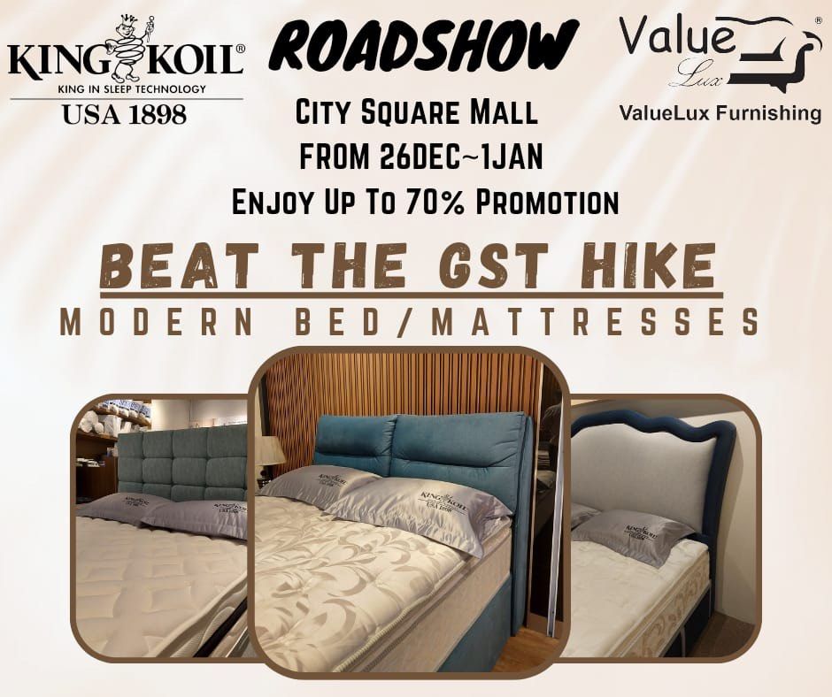 King koil Roadshow, Furniture & Home Living, Furniture, Bed Frames