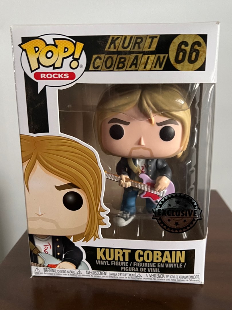 Kurt Cobain Funko Pop! Rocks, Hobbies & Toys, Memorabilia ...