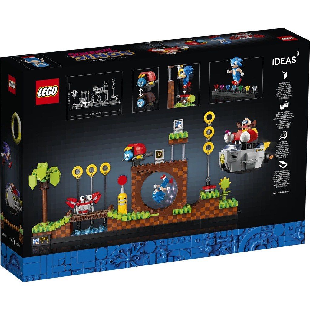 LEGO IDEAS 21331 Sonic the Hedgehog Green Hill Zone, Hobbies