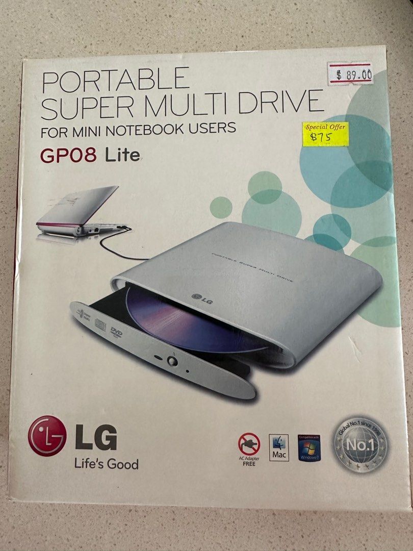 LG portable super multi drive, Computers & Tech, Parts & Accessories, Hard Disks & Thumbdrives ...