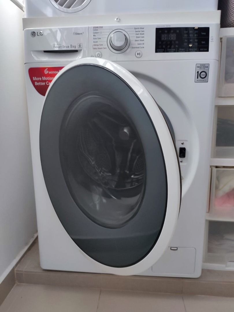 LG Washing Machine Front Load, TV & Home Appliances, Washing Machines