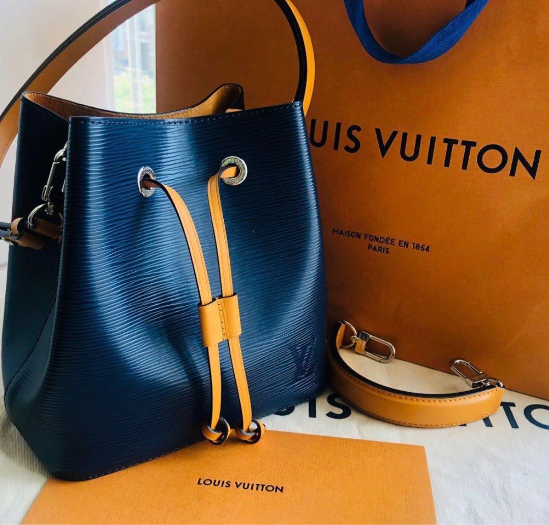 Louis Vuitton NeoNoe BB Epi Leather Indigo Safran