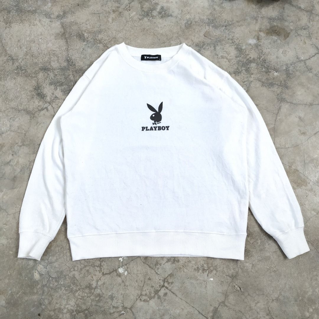 White top playboy sweatshirt