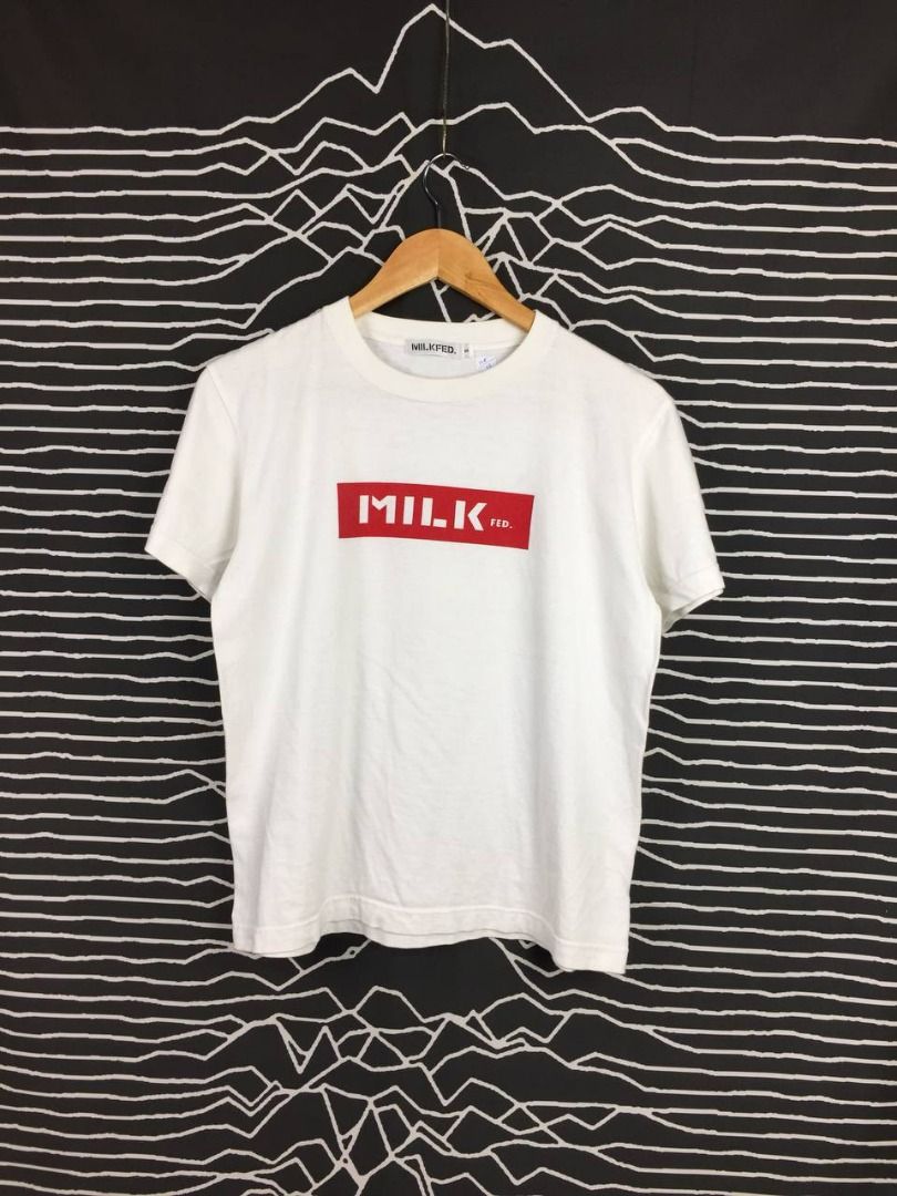 MILKFED Box Logo Japanese Brand Fashion Magazine Tee, Men's