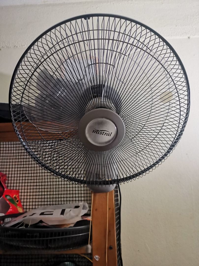Mistral wall fan all is well., Furniture & Home Living, Lighting & Fans