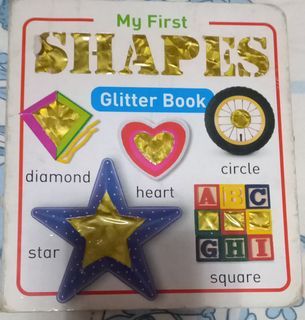 My First shape glitter book