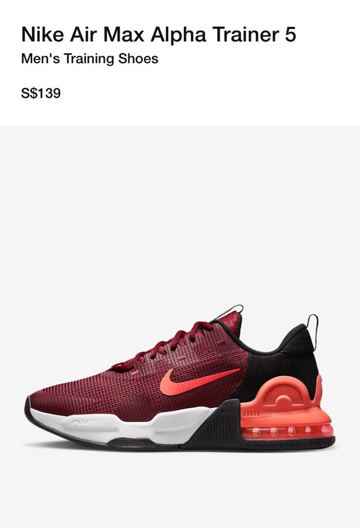 Nike Air Max Alpha Trainer 5, Men's Fashion, Footwear, Sneakers on Carousell