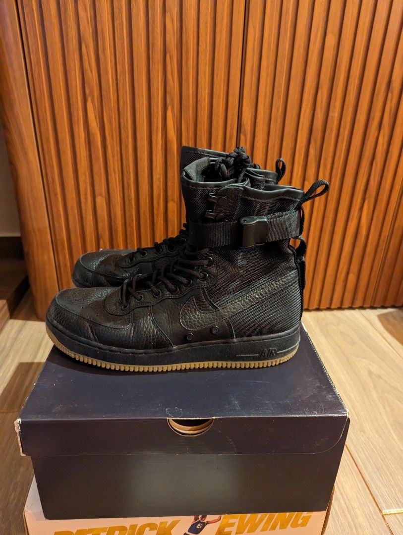 Nike af1 black gum sale