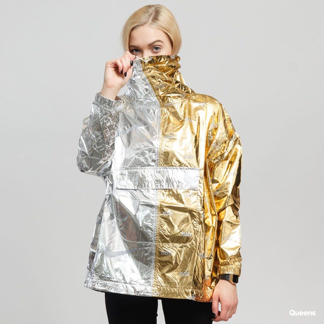 Gold best sale windbreaker nike
