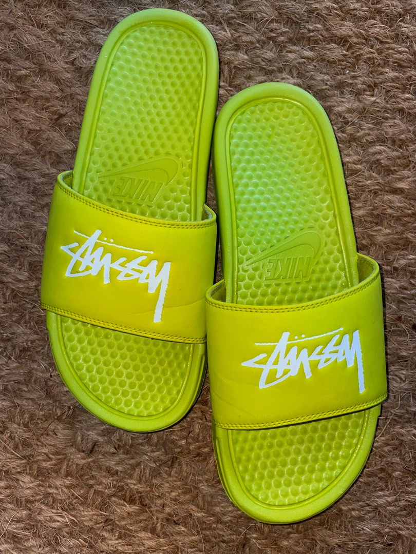 nike stussy slippers