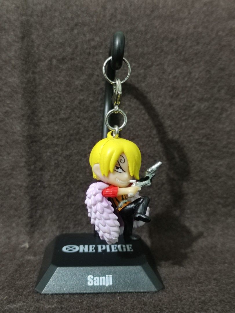 One Piece Anime Sanji Plex Mini Figure Charm Keychain with Platform,  Hobbies & Toys, Toys & Games on Carousell