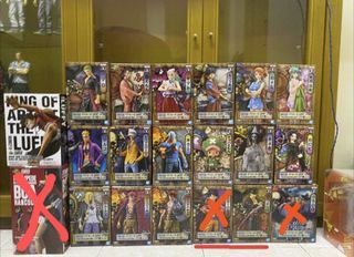 One Piece Original DXF, King Of Artist KOA, Stampede Figures