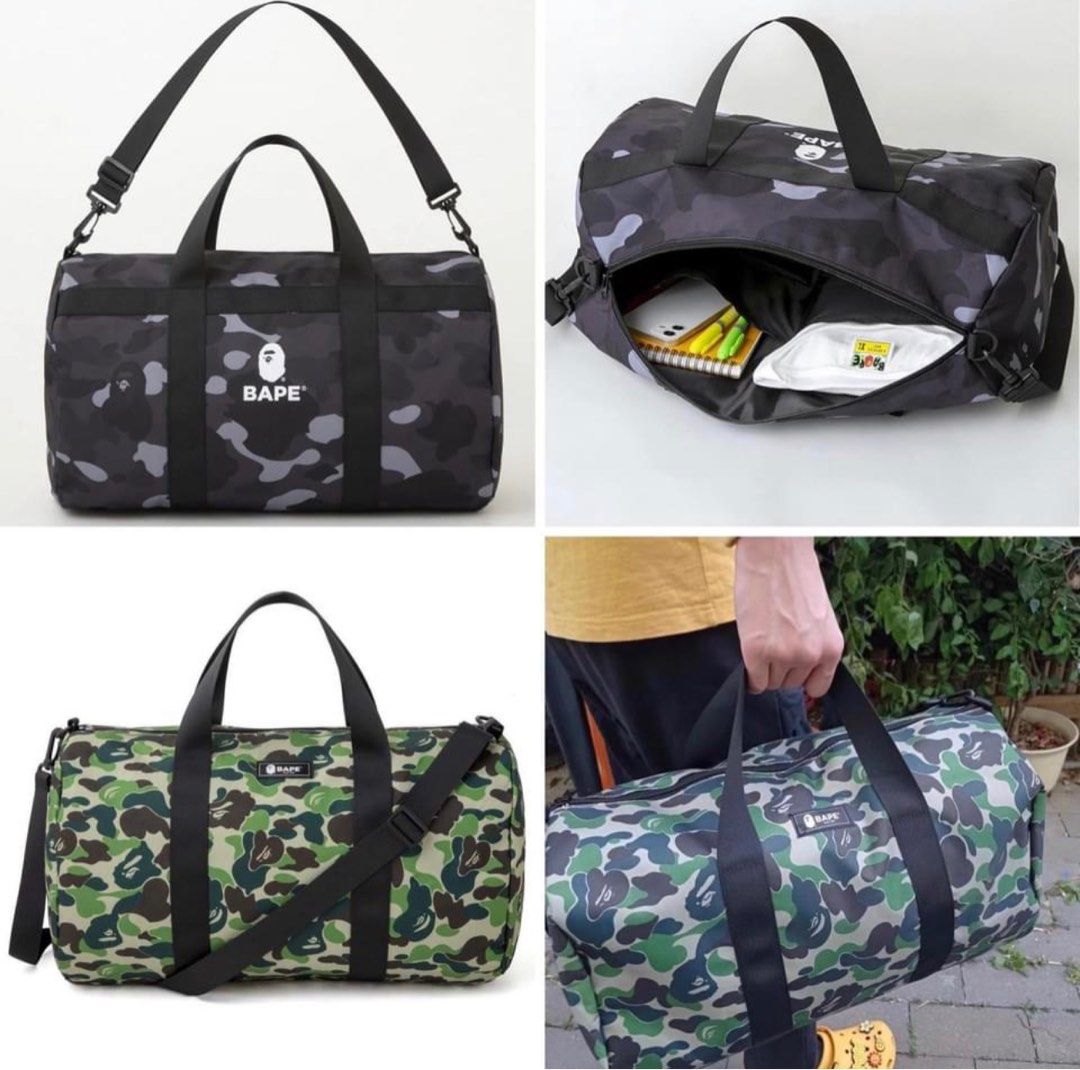 Original Bape 2022 Magazine Camo Duffle Bag, Men's Fashion, Bags, Sling