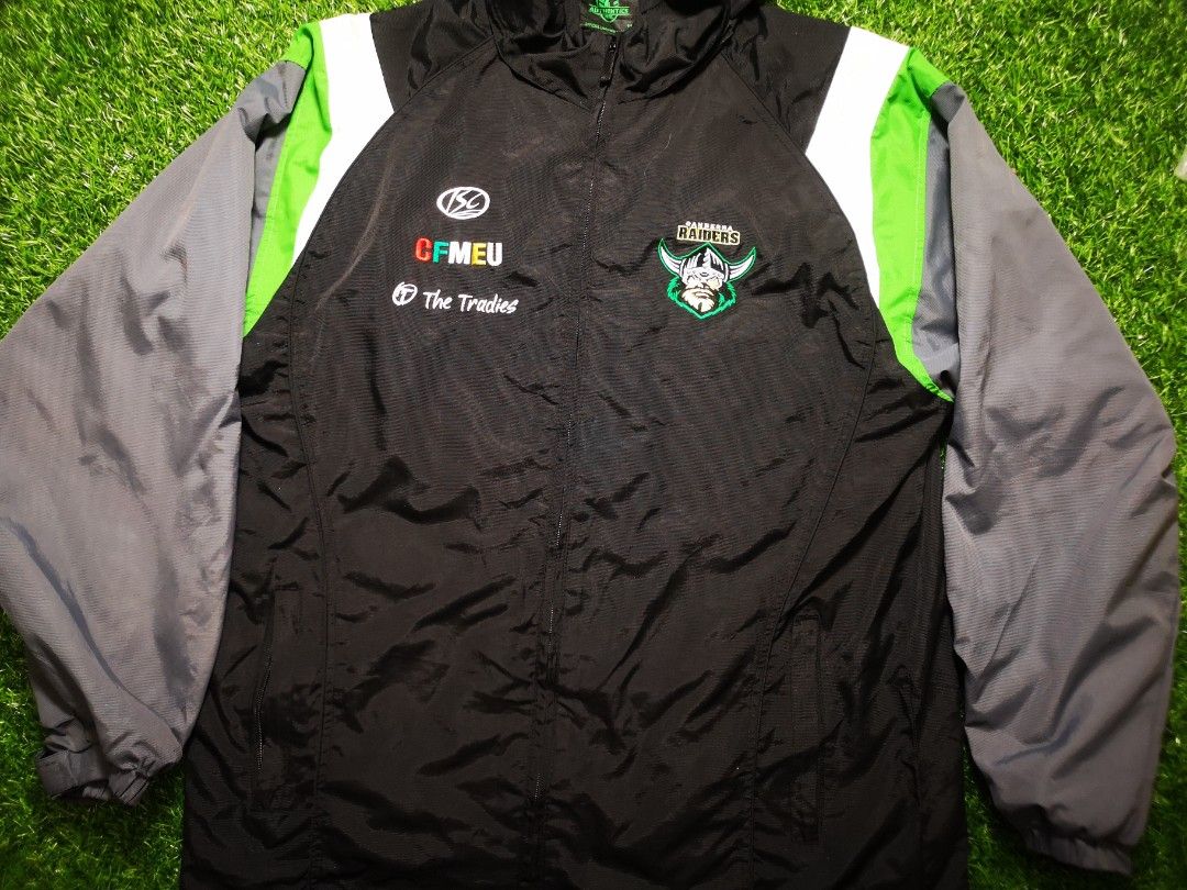 Isc Performance Jacket Original ISC Canberra Raiders Rugby Hoddie Jacket, Men's Fashion ...