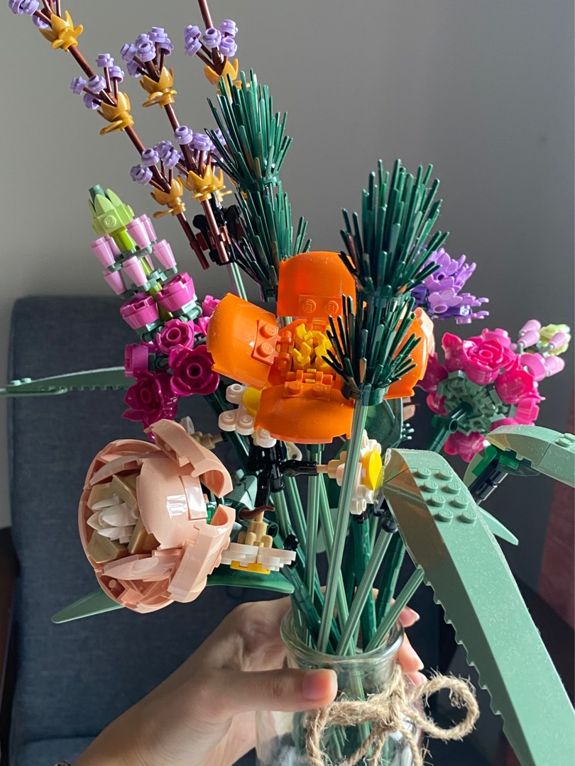 original lego flowers bouquet, Hobbies & Toys, Toys & Games on Carousell