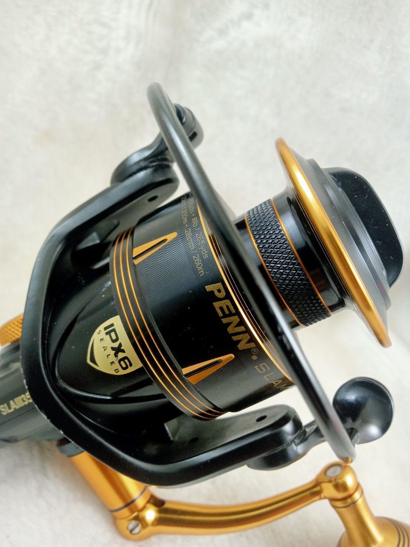 PENN Slammer III 3500 Fishing Reel Spinning Gear Ratio 6.2:1 37 inches Per  Turn Condition Still Like New, Sports Equipment, Fishing on Carousell