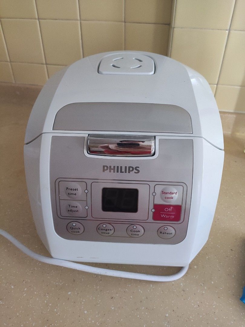 Philips Rice/Porridge cooker HD3030 1L, TV & Home Appliances, Kitchen