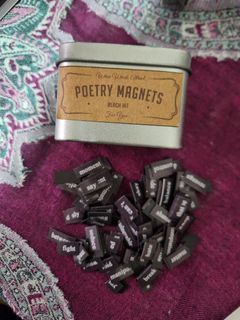 Poetry magnets