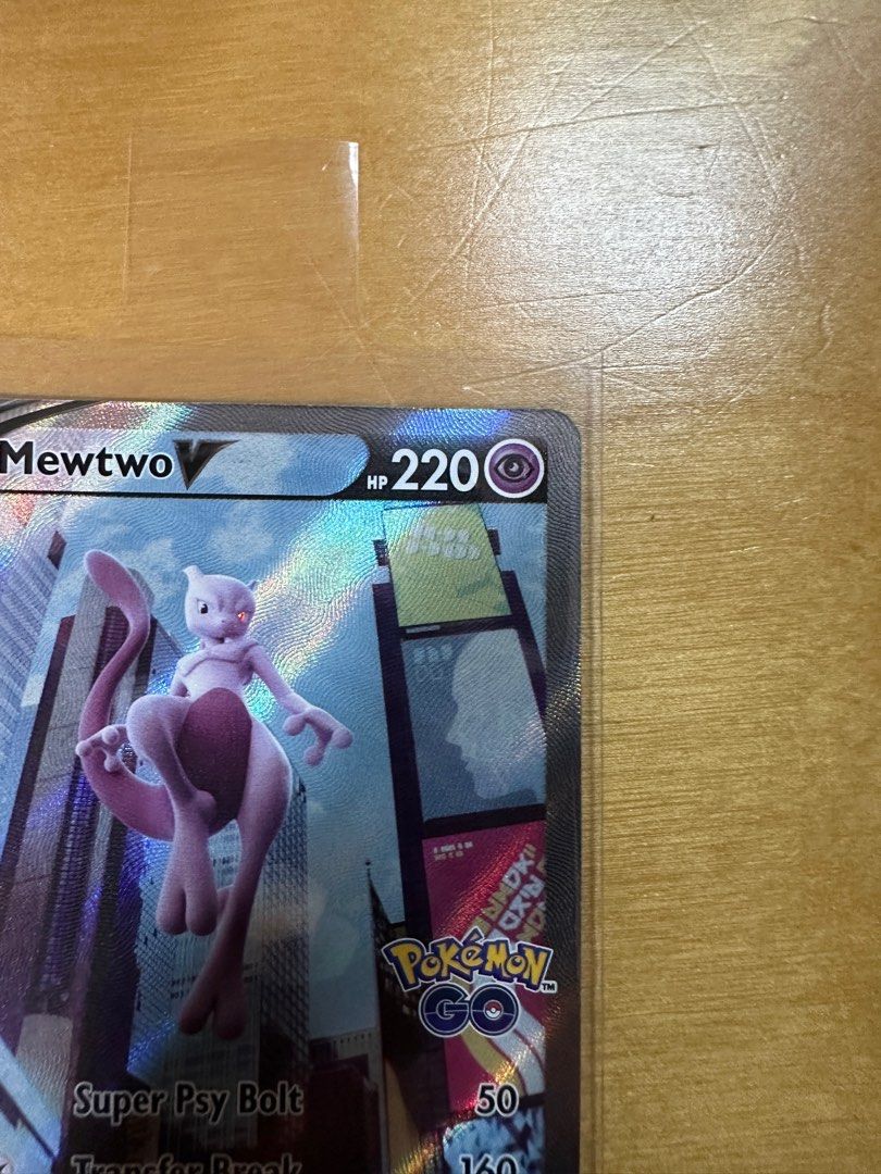 Mewtwo V alternate art Pokemon Go TCG, Hobbies & Toys, Toys & Games on  Carousell