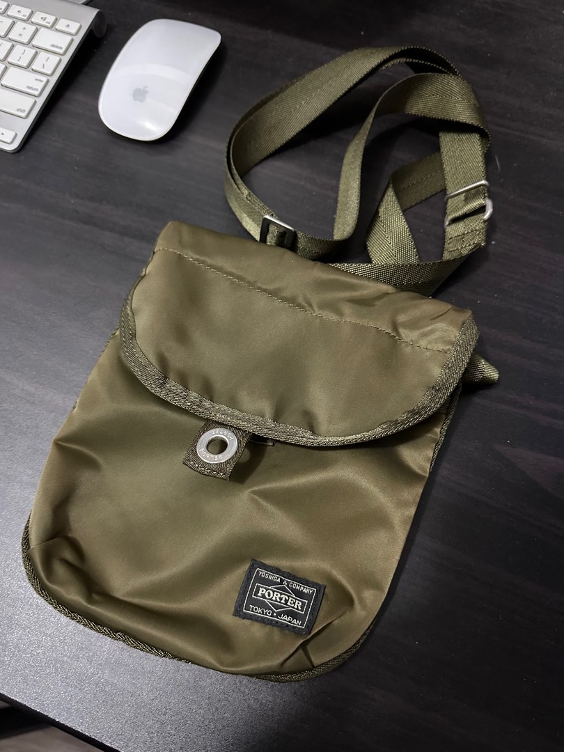 Porter Tokyo frame mini shoulder 90new 100real, 女裝, 手袋及銀包, 單肩包