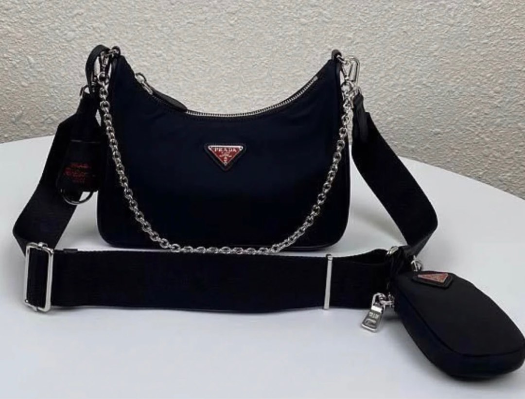 PRADA RE EDITION NYLON 3in1, Luxury, Bags & Wallets on Carousell