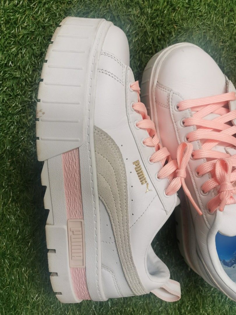 Puma grey sales and pink