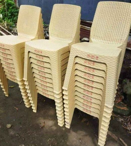 RATTAN MONOBLOCK CHAIRS, Furniture & Home Living, Furniture, Chairs on