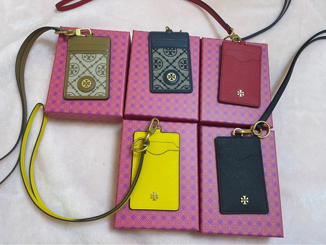 READY STOCK AUTHENTIC TORY BURCH LANYARD AND CARD HOLDER, Luxury,  Accessories on Carousell