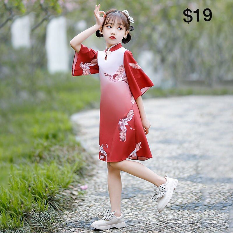 Little Baby CNY 2024 Girl Dress Korean Style Fashion White Lace Dress Girl  Clothing Short Sleeve Shopping Party Dress Butterfly Kids Children Ribbon  Princess Dress Cute Pretty Ready Stock In Selangor Summer