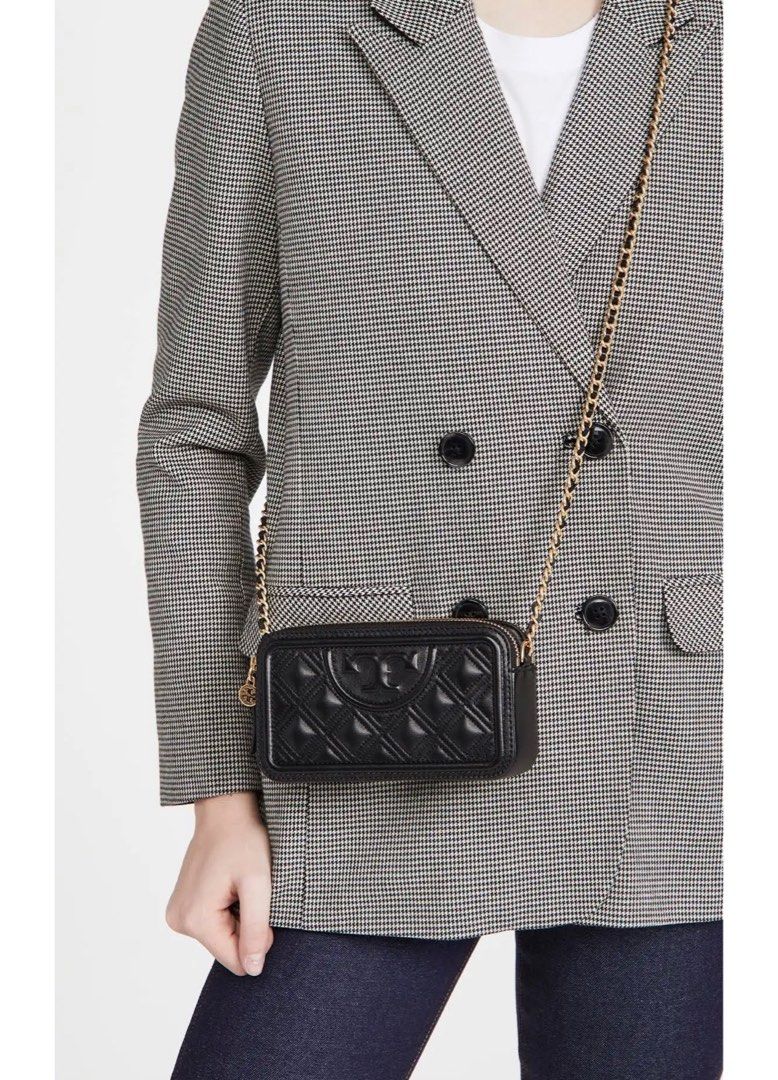 Tory Burch Fleming Double Zip Bags, Women's Fashion, Bags & Wallets