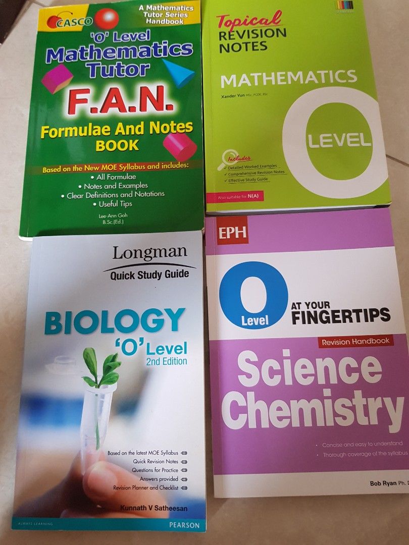 Sec 4 "O" level assessment, Hobbies & Toys, Books & Magazines ...