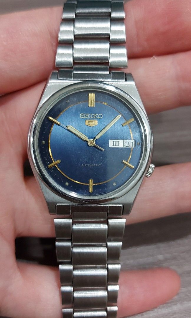Seiko 7009-3171 Blue Sector Dial, Men's Fashion, Watches & Accessories,  Watches on Carousell