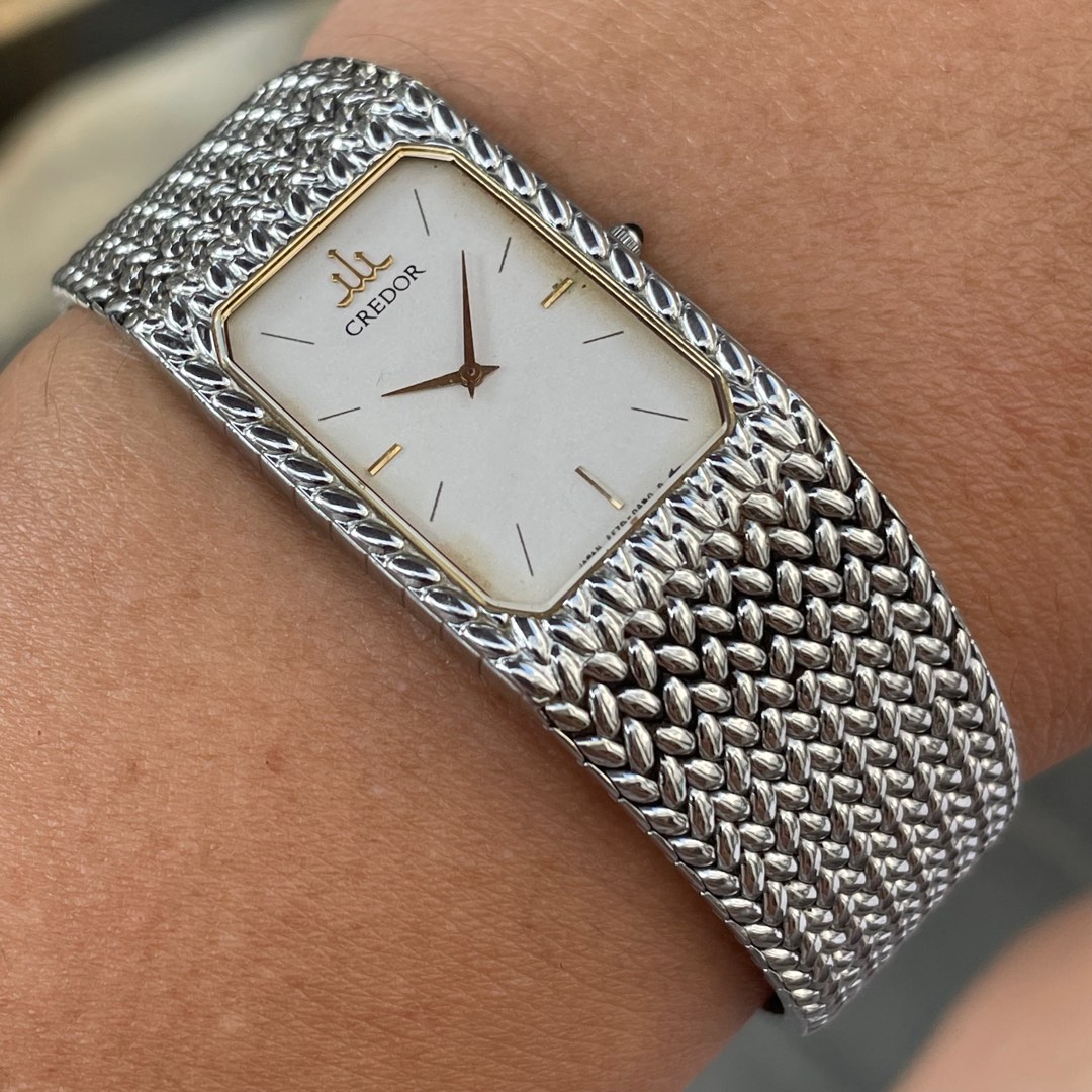 SEIKO CREDOR 2F70 Japan Original Fungsi Normal All Stainless Steel