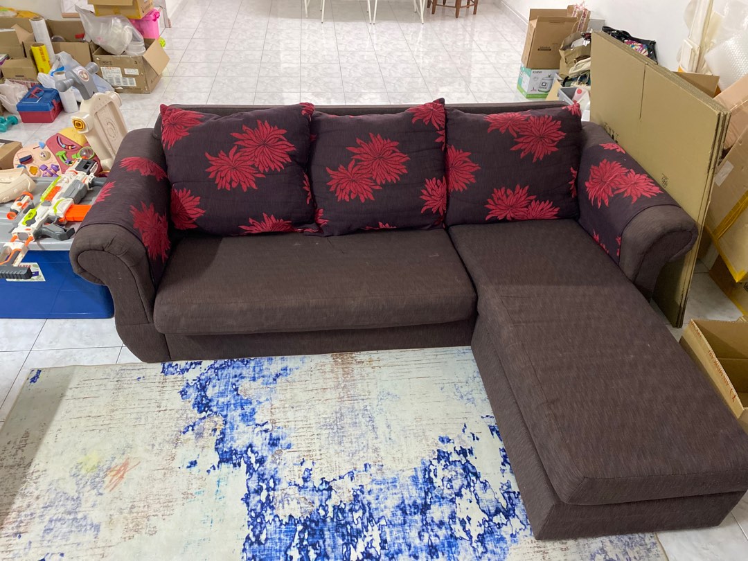 Batu Pahat pickup NEGOTIABLEL shaped sofa (fabric) 213x165cm