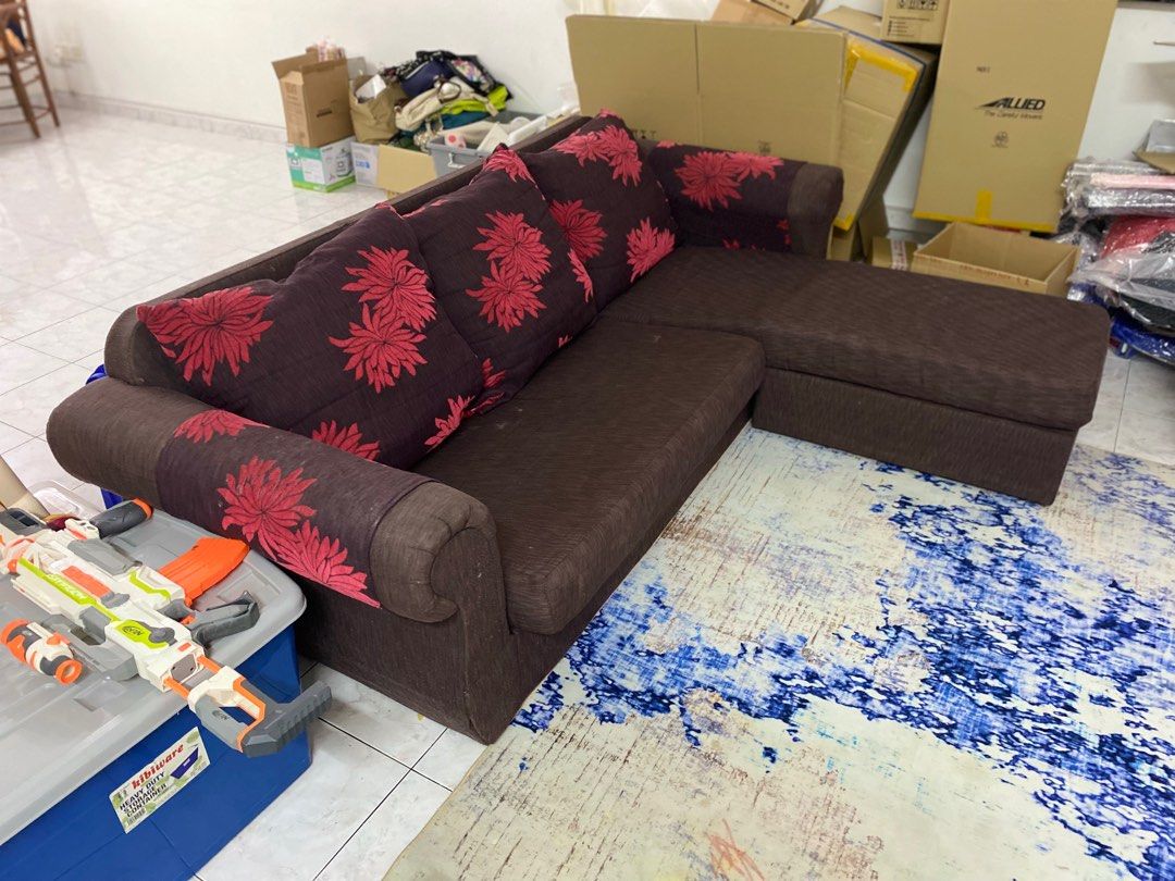 Batu Pahat pickup NEGOTIABLEL shaped sofa (fabric) 213x165cm