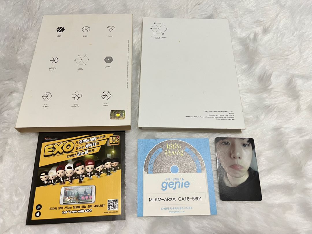 Selling EXO Exact Album complete set, Hobbies & Toys, Memorabilia
