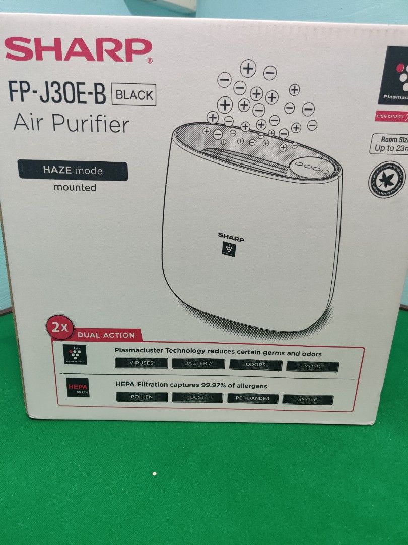 SHARP Air Purifier BLACK, TV & Home Appliances, Air Purifiers