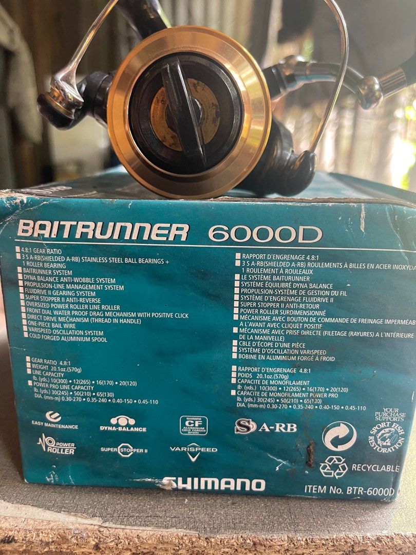 USED SHIMANO REEL PART - Shimano Baitrunner 6500 - Oscillating