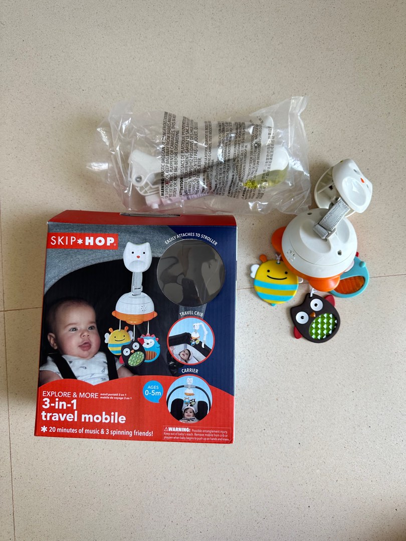Skip hop 3 in 1 travel mobile sale