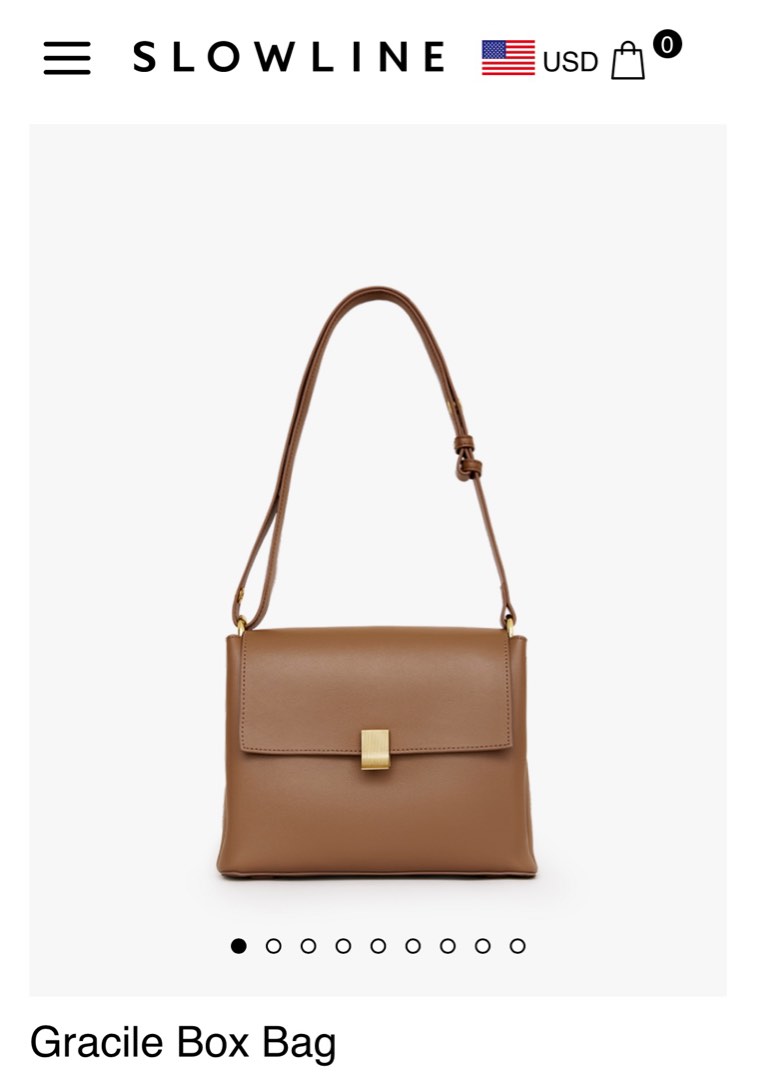 Slowline Gracile Box Bag Caramel