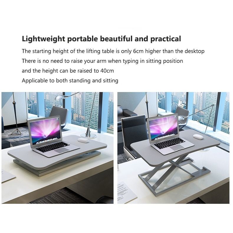 Standing table lifting monitor Adjustable height laptop stand computer ...
