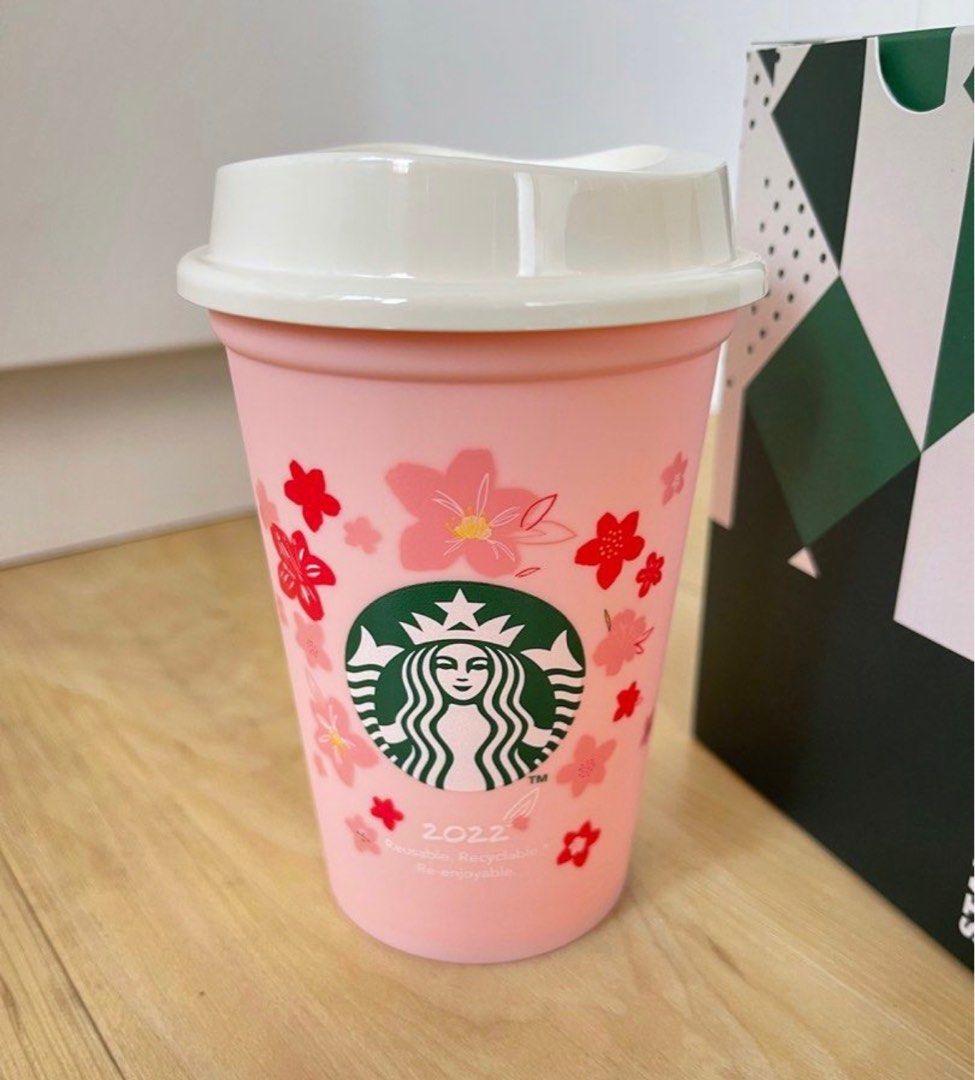 Starbucks pink cup, Furniture & Home Living, Kitchenware & Tableware